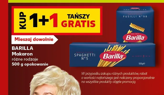 Makaron Fusilli N°98 Barilla promocja w Kaufland