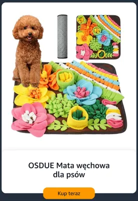 Mata węchowa dla psów OSDUE promocja w Amazon