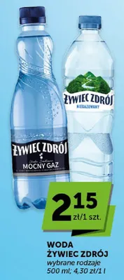 Woda Żywiec Zdrój niegazowany promocja w Euro Sklep