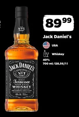 Whiskey Jack Daniel's Old No. 7 promocja w Netto