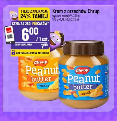 Krem z orzechów Chrup smooth promocja w POLOmarket