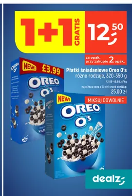 Płatki śniadaniowe Oreo O's promocja w Dealz