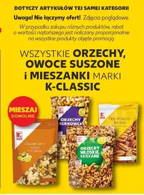 Mieszanki orzechów wszystkie rodzaje promocja w Kaufland