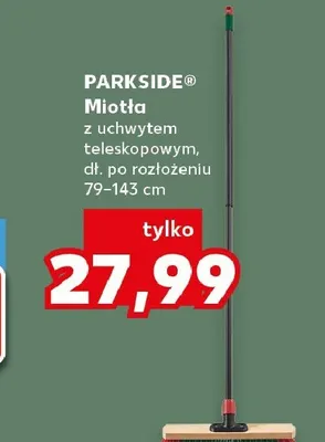 Miotła Parkside promocja w Kaufland
