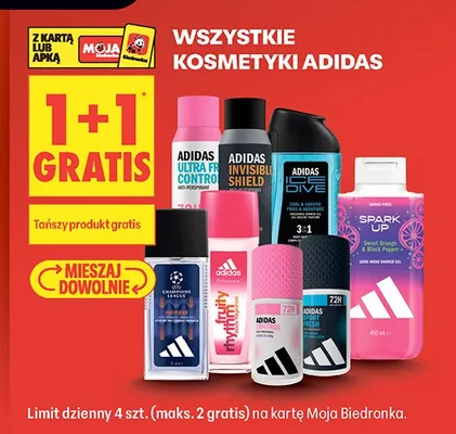 Kosmetyki Adidas promocja w Biedronka