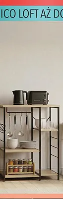 Szafka z półkami Sanico promocja w Biedronka