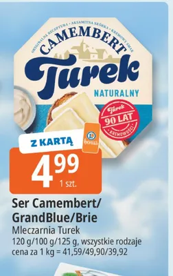 Ser Camembert Mleczarnia Turek promocja w Leclerc