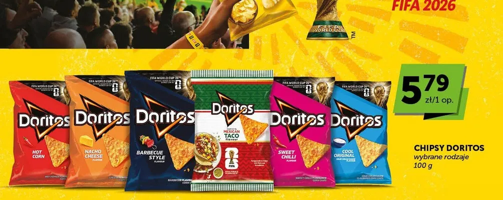 Chipsy Doritos Hot Corn promocja w Euro Sklep