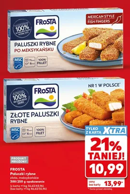 Paluszki rybne po meksykańsku FRoSTA promocja w Kaufland