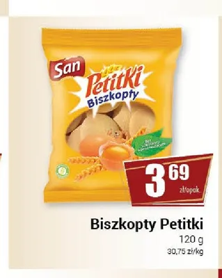 Biszkopty San Petitki promocja w Premium Nasz Sklep