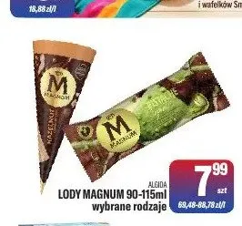 Lody Magnum wybrane rodzaje promocja w Tomi Markt