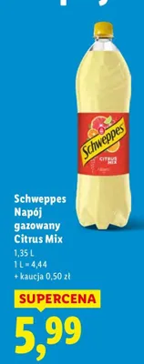 Napój gazowany Citrus Mix 1,35 l promocja w Lidl