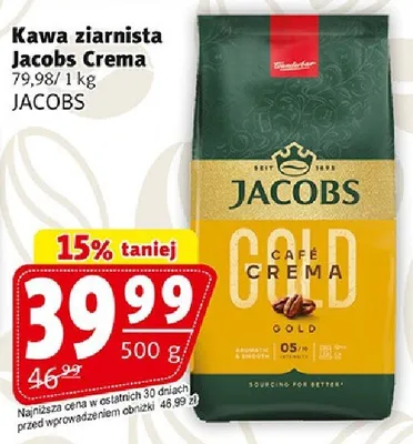 Kawa ziarnista Gold Crema promocja w Prim Market