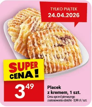 Placek z kremem promocja w Twój Market