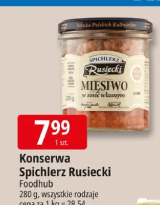 Konserwa mięsiwo w sosie własnym promocja w Leclerc