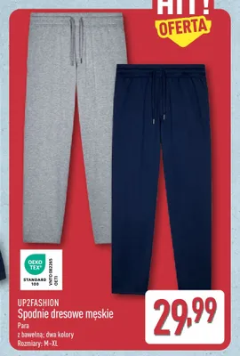 Spodnie dresowe męskie UP2FASHION promocja w Aldi