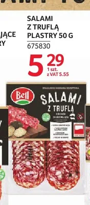 Salami z truflą plastry Bell promocja w Selgros