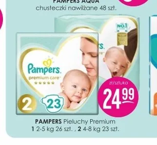 Pieluchy Pampers Premium Care rozmiar 2 promocja w Drogerie Jasmin