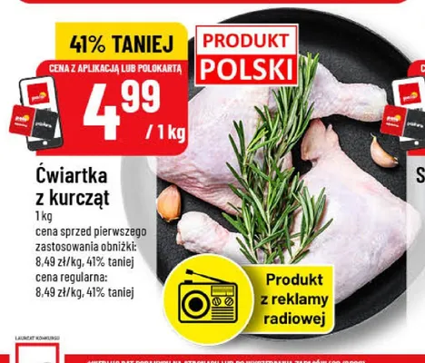 Ćwiartka z kurcząt promocja w POLOmarket