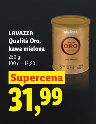 Kawa mielona Qualità Oro promocja w Lidl