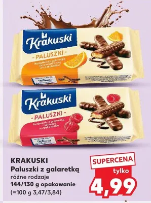Paluszki z galaretką różne rodzaje promocja w Kaufland