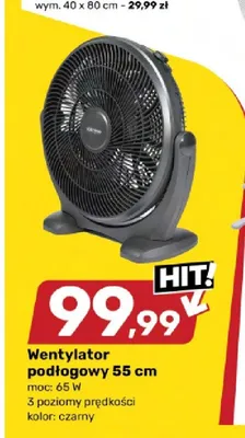 Wentylator podłogowy Voltano 55 cm promocja w Bricomarche