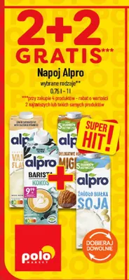 Napój Alpro Barista kokosowy promocja w POLOmarket