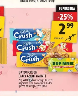Baton E.Wedel Crush Pretzel & Peanuts promocja w Arhelan