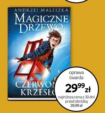 Książka Magiczne Drzewo Czerwone Krzesło oprawa twarda promocja w Dzień Dziecka