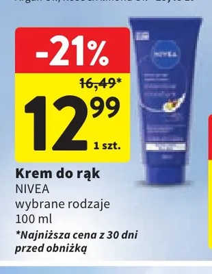Krem do rąk Nivea promocja w Intermarche