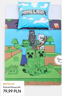 Pościel Minecraft promocja w Sinsay