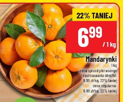 Mandarynki promocja w POLOmarket
