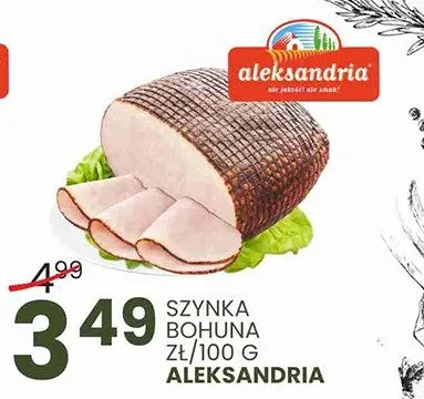 Szynka bohunia promocja w Wafelek