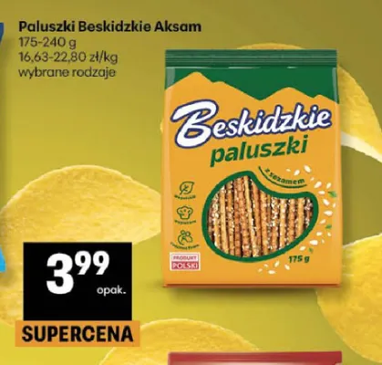 Paluszki Beskidzkie Aksam promocja w Delikatesy Centrum