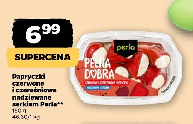 Papryczki czerwone i czereśniowe nadziewane serkiem promocja w Netto