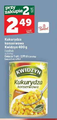 Kukurydza konserwowa Kwidzyn promocja w TOPAZ