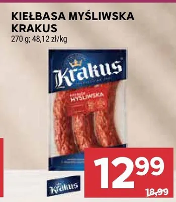 Kiełbasa myśliwska promocja w Stokrotka