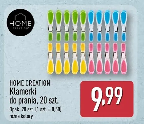 Klamerki do prania Home Creation promocja w Aldi