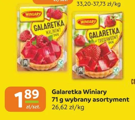 Galaretka o smaku truskawkowym Winiary promocja w Gama