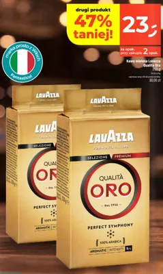 Kawa mielona Lavazza Qualita Oro promocja w Dealz