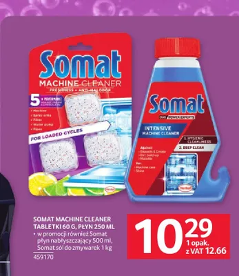 Płyn do czyszczenia zmywarki Somat Machine Cleaner promocja w Selgros