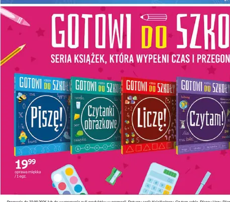 Książka Gotowi do szkoły Czytam! Wilga promocja w Empik