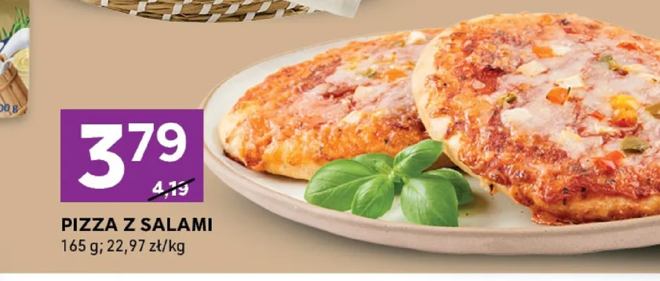 Pizza z salami promocja w Stokrotka