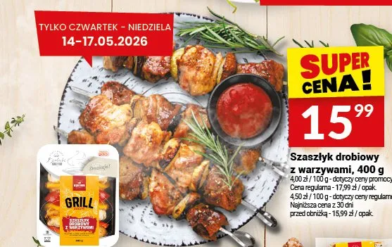 Szaszłyk drobiowy z warzywami Białecki promocja w Twój Market