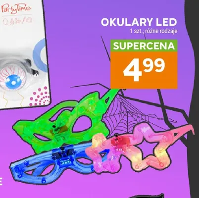 Okulary LED promocja w Stokrotka
