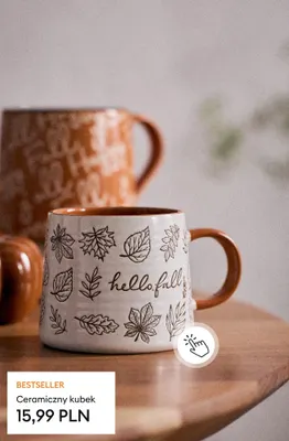 Ceramiczny kubek promocja w Sinsay