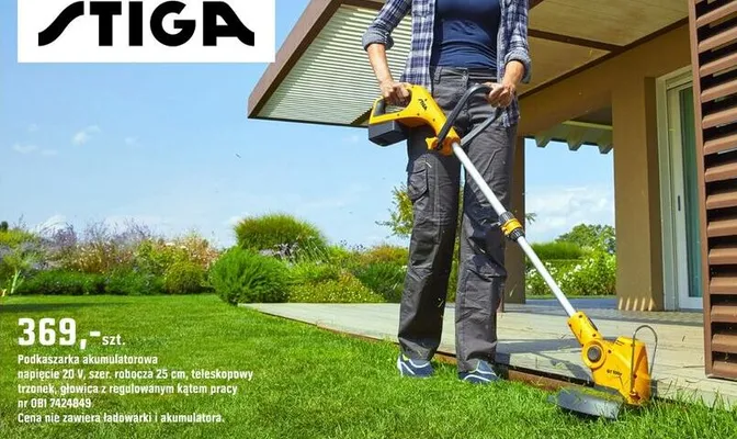 Podkaszarka akumulatorowa promocja w OBI