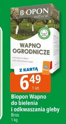 Wapno do bielenia i odkwaszania gleby promocja w Leclerc