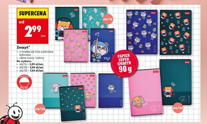 Zeszyt Kayet A5/16 promocja w Biedronka