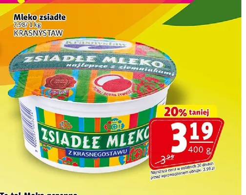 Mleko zsiadłe Krasnystaw promocja w Prim Market